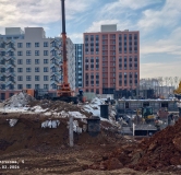 Ход строительства дома 5, секция 3.1, 3.2 в ЖК Красное Яблоко -
