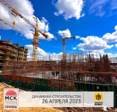 Ход строительства дома Литер 3 в ЖК Донской Арбат -