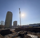 Ход строительства дома 4 в ЖК К100 -