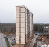 Ход строительства дома 6, корпус 1 в ЖК Юнтолово -