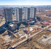 Ход строительства дома 2, 4 этап в ЖК Чижи -