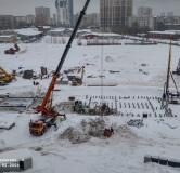 Ход строительства дома 5, секция 2.7, 2.8, 2.9, 2.10 в ЖК Красное Яблоко -