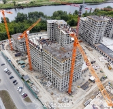 Ход строительства дома ГП-8 в ЖК Айвазовский City -
