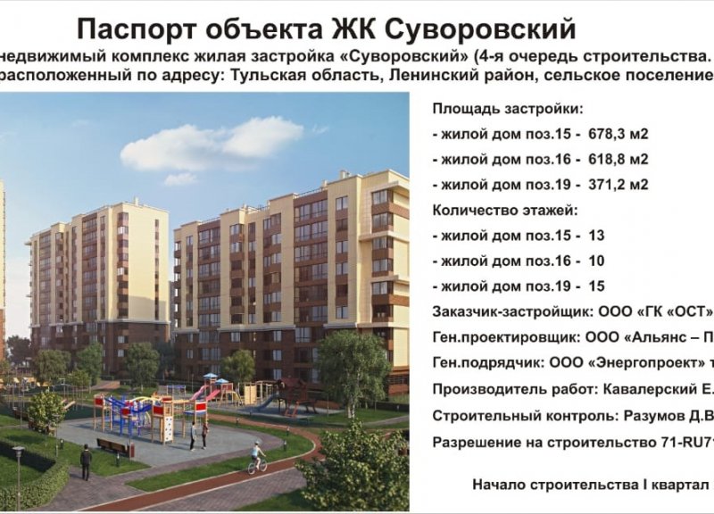 Дом 15 в ЖК Суворовский - фото 1