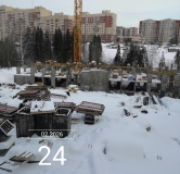 Ход строительства дома 7 в ЖК Истории -