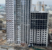 Ход строительства дома 30Б, секция 3 в ЖК Челны Сити -