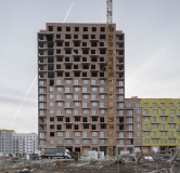 Ход строительства дома № 4, корпус 3 (ГП-9) в ЖК Октябрьский на Туре -