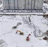 Ход строительства дома 117, корпус 9 (ГП-1) в ЖК Фатера -