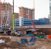 Ход строительства дома 2 в ЖК Оригана -