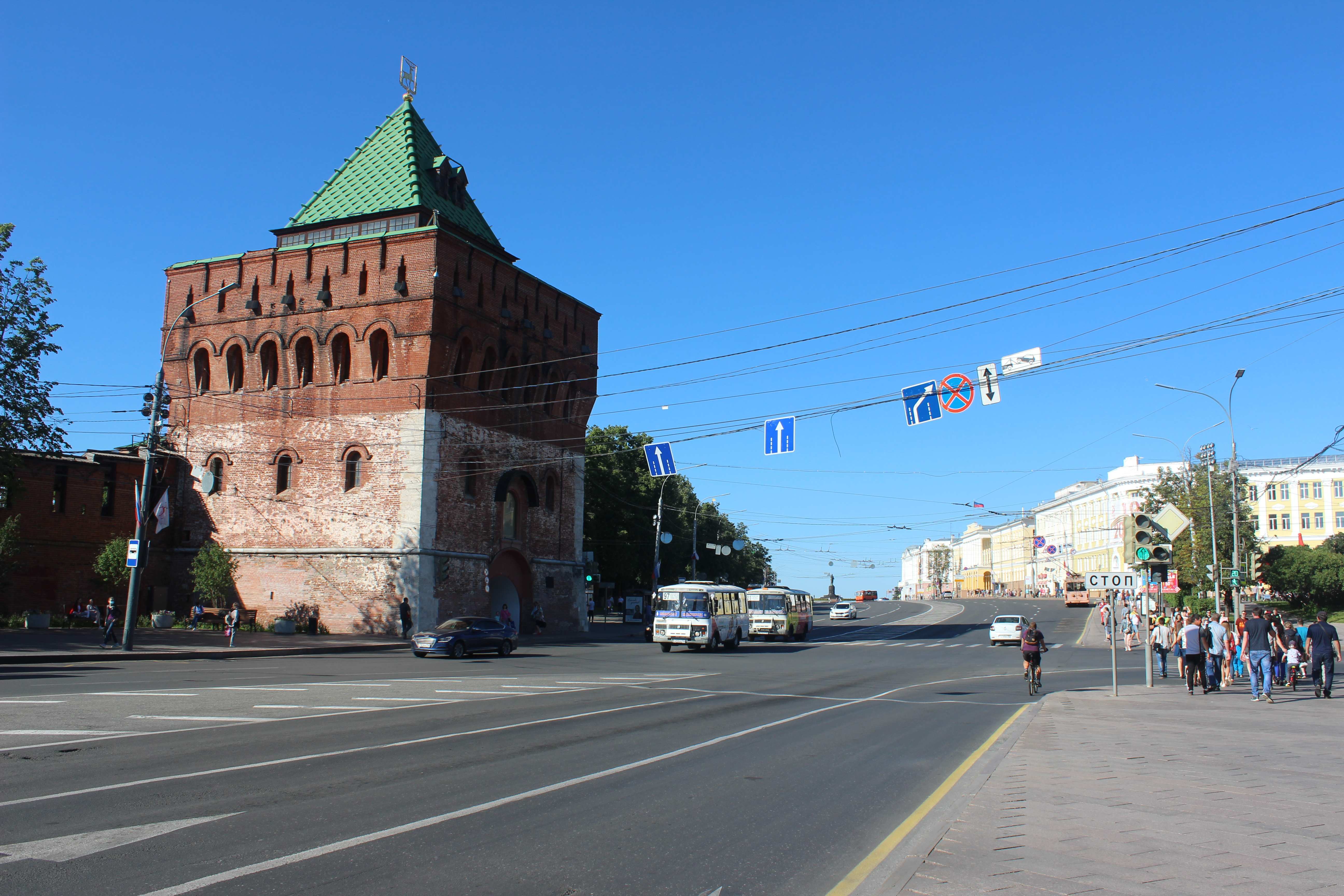 Новостройки в центре Нижнего Новгорода
