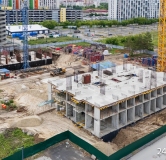 Ход строительства дома № 117, корпус 12 (4А) в ЖК Фатера -