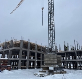 Ход строительства дома 2.1 в ЖК Форест -