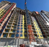 Ход строительства дома 1.4 в ЖК Нагорный -