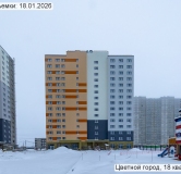 Ход строительства дома 132, корпус 223.3 в ЖК Цветной Город -