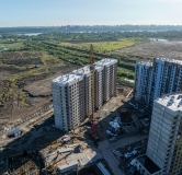 Ход строительства дома 1 в ЖК Самоцветы Бирюза -