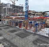 Ход строительства дома Корпус 1,2,3, 1 этап в ЖК Manzara Towers -