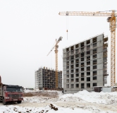 Ход строительства дома 1 в ЖК Солнечный (Эталон) -