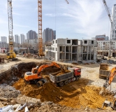 Ход строительства дома 2 в ЖК Азина 16 -