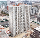 Ход строительства дома № 20, корпус 1 (A) в ЖК Отличие -