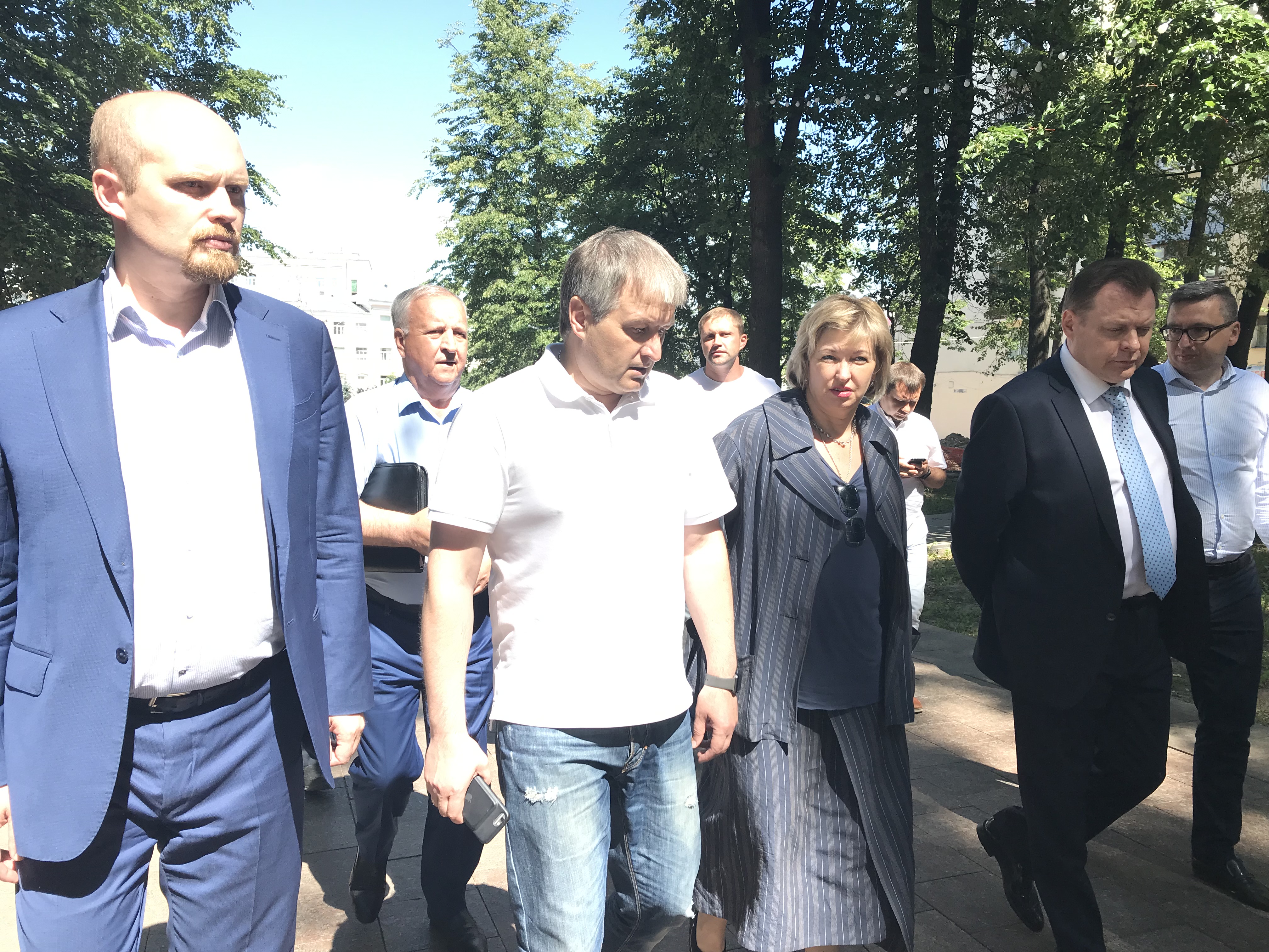 Нижегородский сквер имени 1905 года проинспектировали представители ОНФ  - фото 1