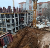 Ход строительства дома 2 в ЖК Крылья -