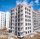 Ход строительства дома А3.1-3 в ЖК Новиль -
