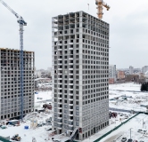 Ход строительства дома № 117, корпус 12 (4А) в ЖК Фатера -