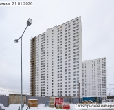 Ход строительства дома корпус 2.2 в ЖК Октябрьская Набережная -