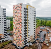 Ход строительства дома №1 строение 10 в ЖК Лесной массив -