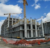 Ход строительства дома 1826 (ГП-76) в ЖК Беринг -