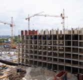 Ход строительства дома 14, корпус 1 в ЖК Остров-сад -